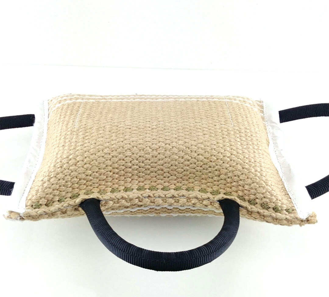 Cojín de confirmación Yute - 3 Asas redondas - Imagen 2