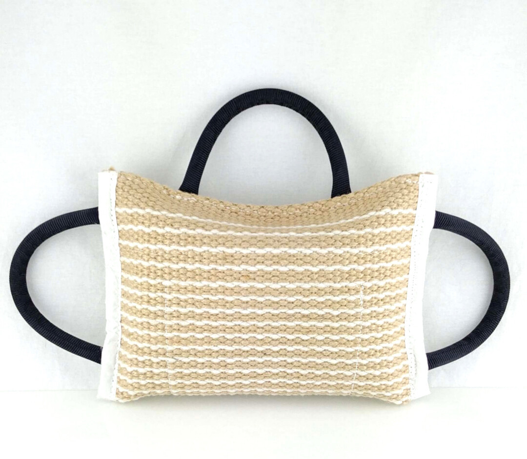 Cojín de confirmación Yute - 3 Asas redondas