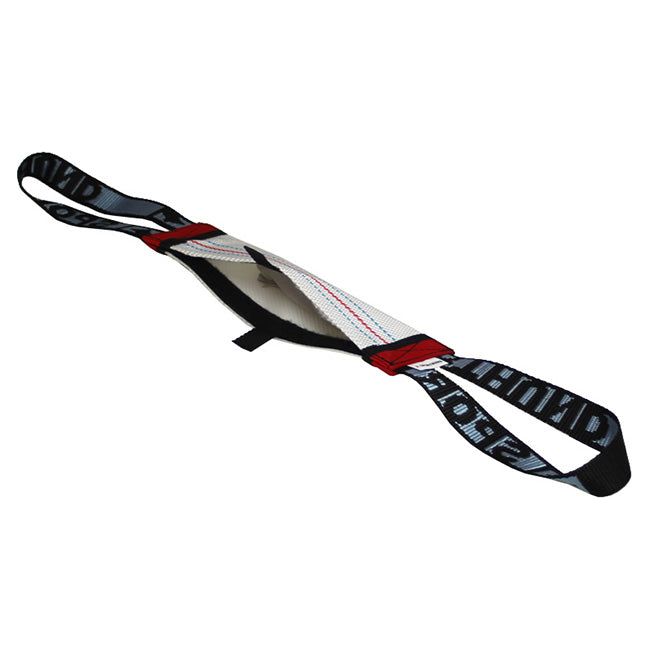 Refillable tug with Velcro closure