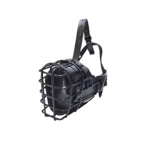 Wire barking muzzle w.felt Size S