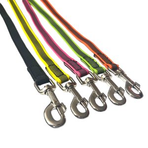 Correa goma entretejida 20mm Naranja CON ASA