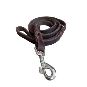 Fettleder - Correa Trenzada Piel Marrón 16mm