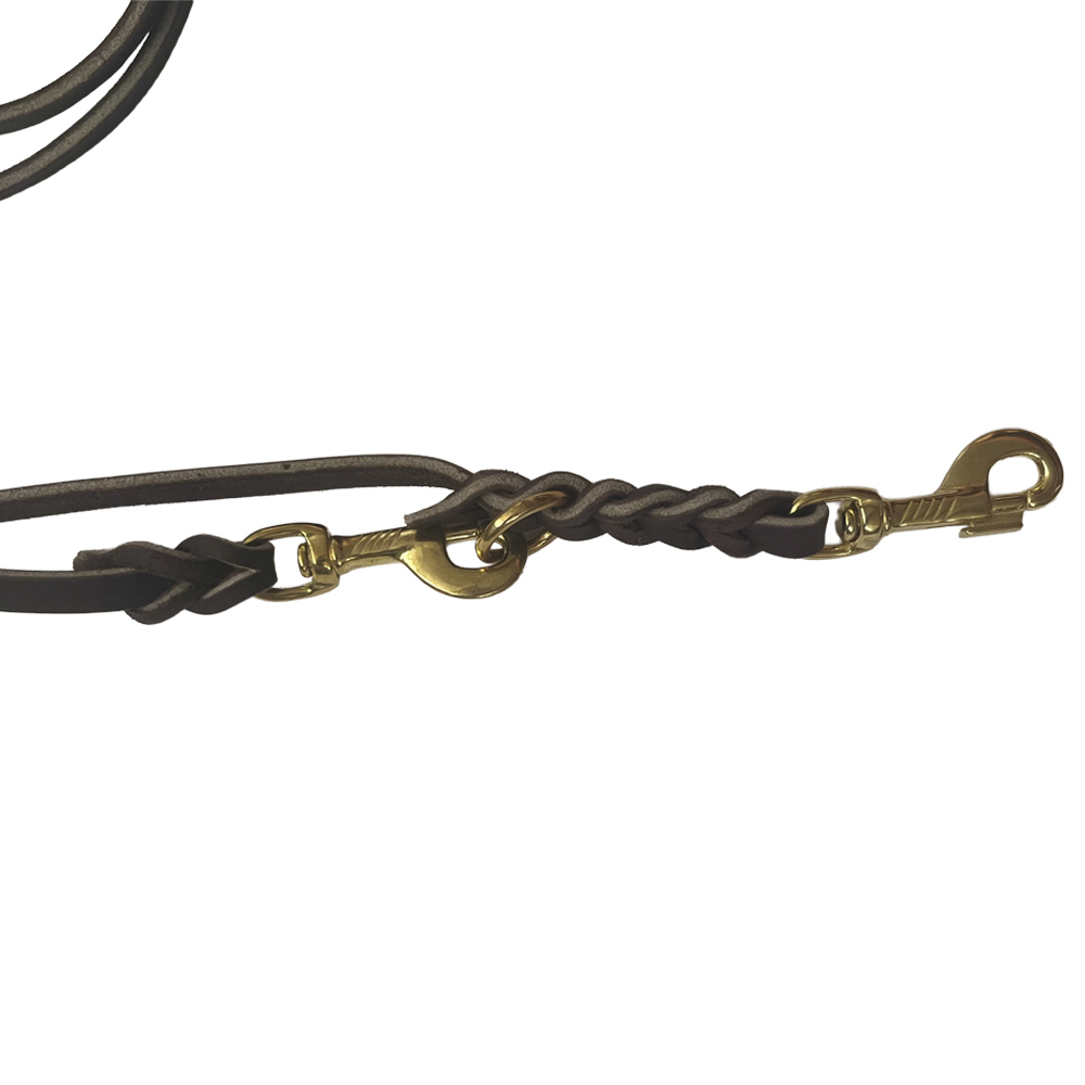 Correa Multiposición Ramal Piel engrasada NEGRA - 11mm - Imagen 2