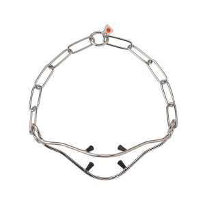 HS Sprenger® Collar de exhibición Inox con puntas de plástico