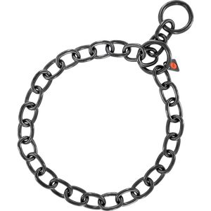 Collar Stainless Steel med.link black, 4 mm