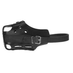 Bozal de impacto Scorpion reforzado de cuero