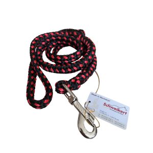 Ø12 mm | Correa Multi Cuerda para Perros - Rojo y Negro