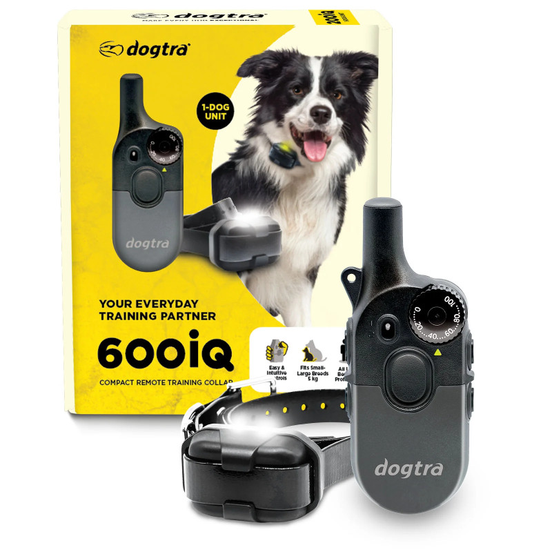 Dogtra 600iQ collar electrónico de adiestramiento para perros con alcance de 600 metros e impermeable.
