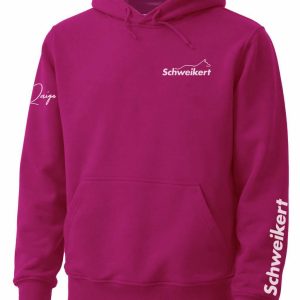Sudadera rosa Schweikert para entrenamiento canino vista frontal