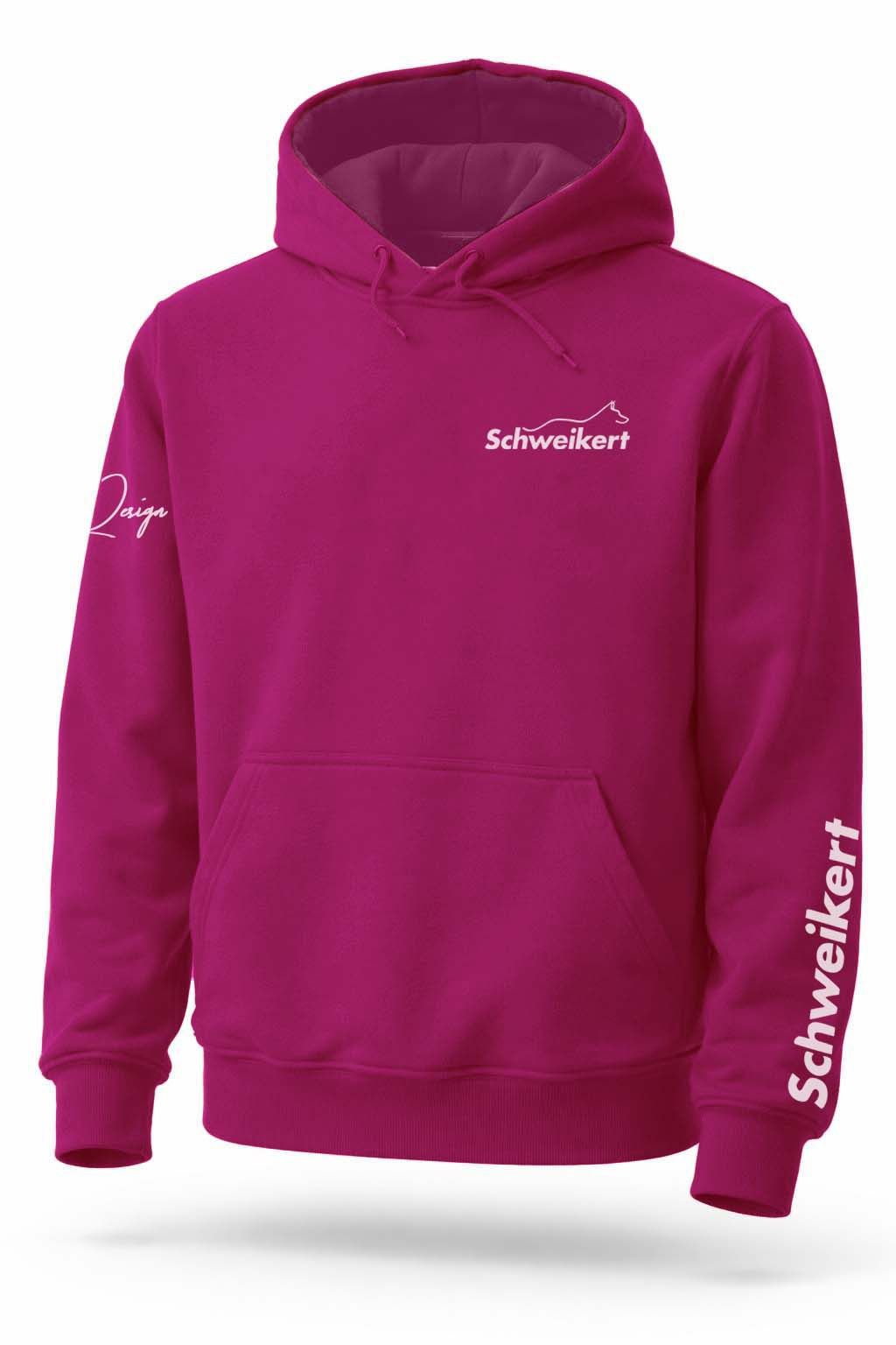 Sudadera rosa Schweikert para entrenamiento canino vista frontal