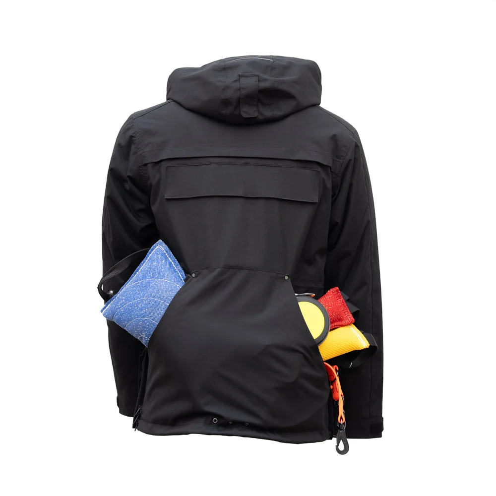 Chaqueta K9 Pro IQ Dogsport vista trasera