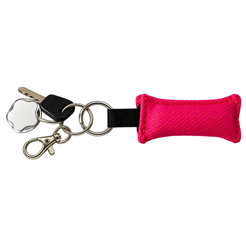 Llavero rosa, mini mordedor IGP adiestramiento canino