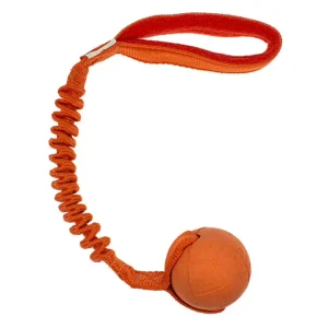 Pelota con goma elástica HOKO Bungee naranja